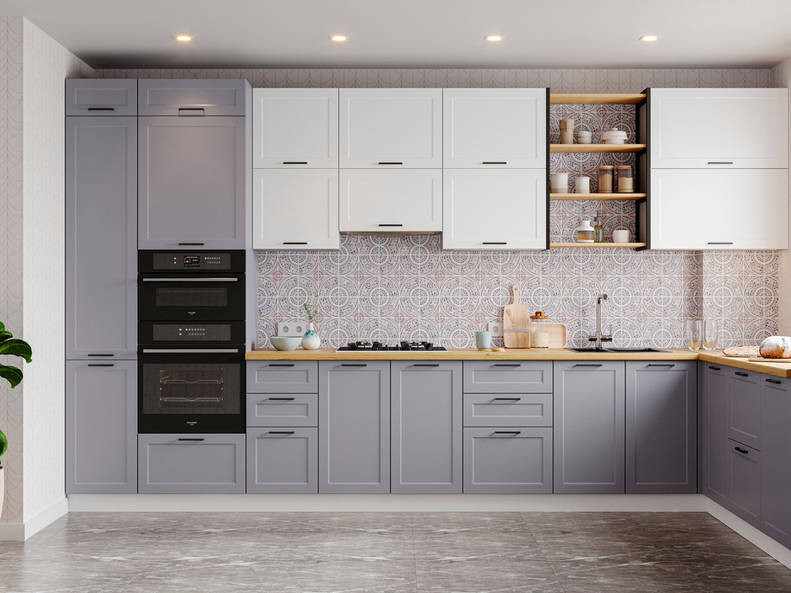 Кухня Квадро - длина 4,1 м, ширина 2,2 м