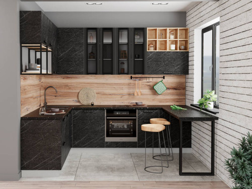 Кухня Ройс - длина 2,8 м, ширина 2,1 м