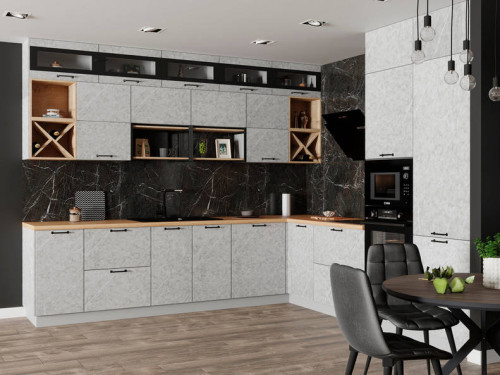 Кухня Ройс - длина 3 м, ширина 2,8 м