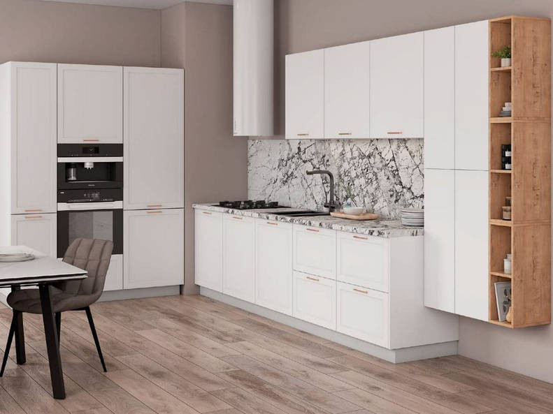 Кухня Квадро - длина 3,8 м, ширина 1,6 м