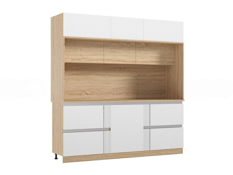Кухня МДФ Карина Центральная секция 2200
