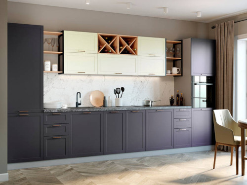 Кухня Квадро - длина 3 м