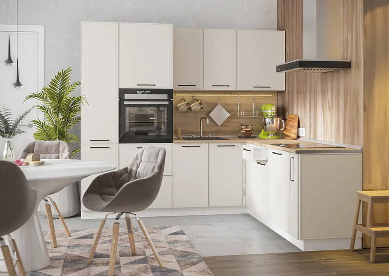 Кухня Либерти - длина 2,4 м, ширина 2,22 м