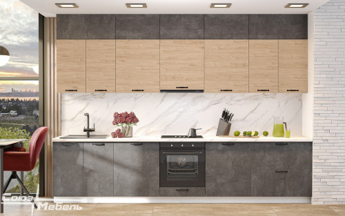 Кухня Крафт - длина 3,4 м