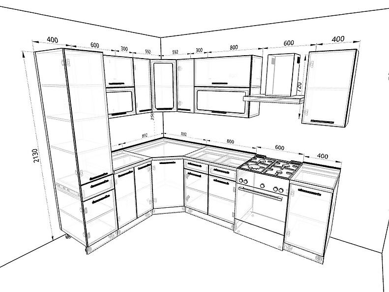 Кухня Валерия-М 2,7 метра