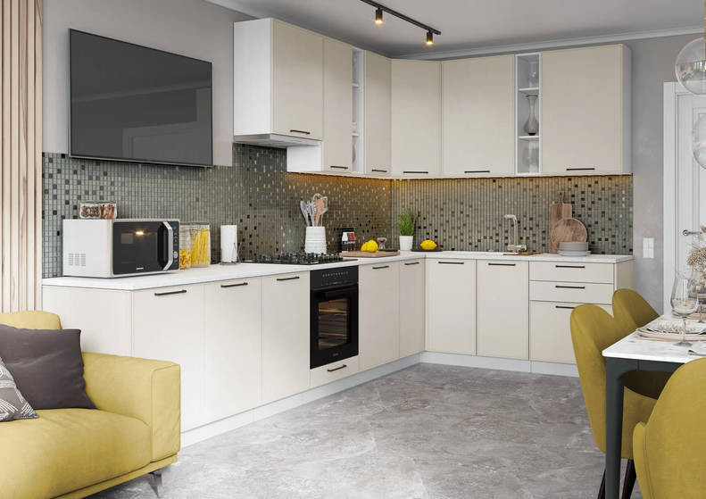 Кухня Либерти - длина 4,02 м, ширина 2,02 м