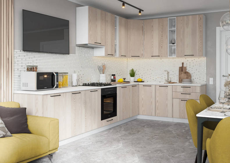 Кухня Либерти - длина 4,02 м, ширина 2,02 м