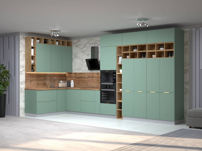 Кухня Марсель - длина 4,4 м, ширина 1,8 м