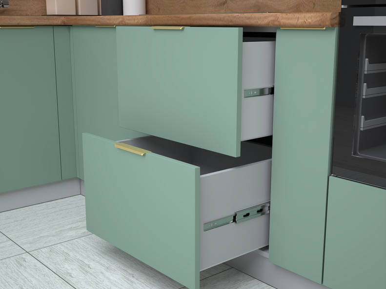 Кухня Марсель - длина 4,4 м, ширина 1,8 м