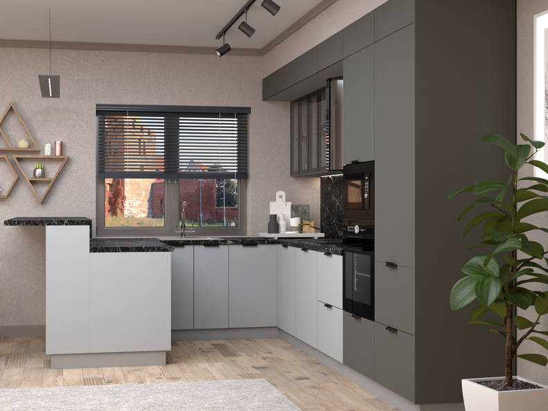 Кухня Марсель - длина 3,6 м, ширина 2,2 м