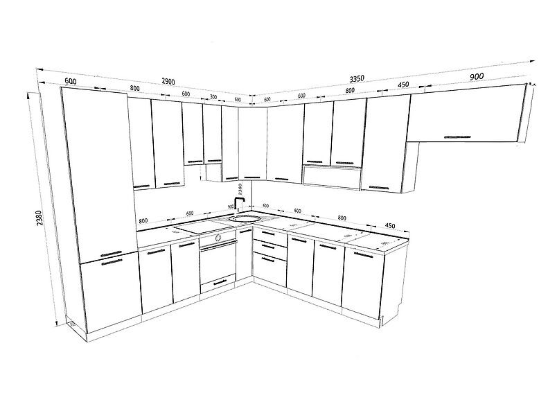 Кухня Шанталь 3,4 метра