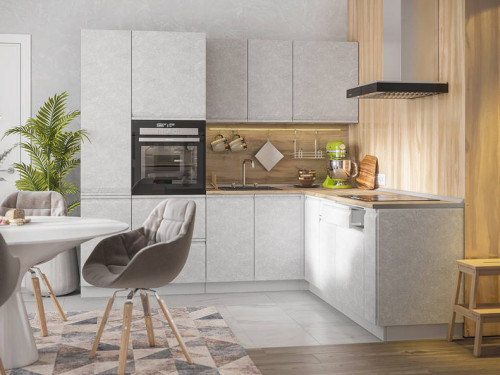 Кухня Бруклин - длина 2,4 м, ширина 2,22 м