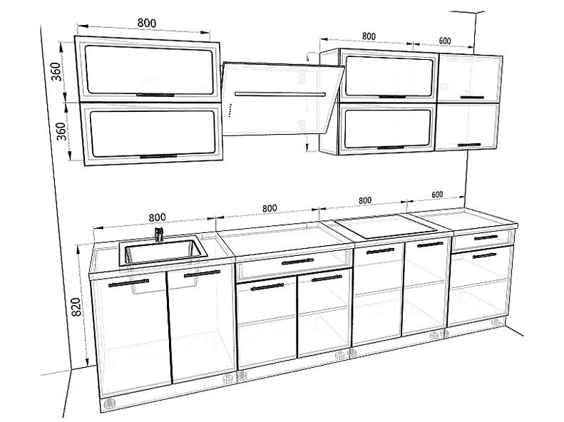 Кухня Шанталь 3,0 метра