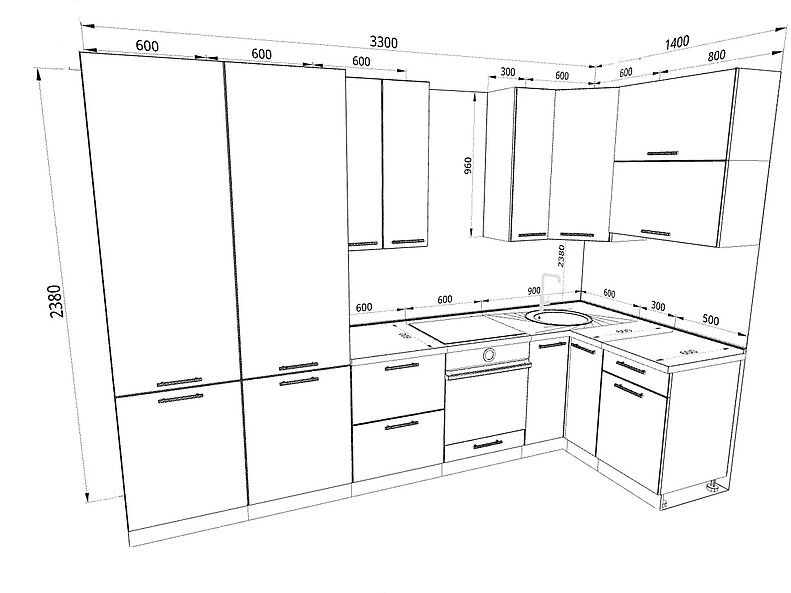 Кухня Шанталь 3,3 метра Кухня Шанталь 3,3 метра