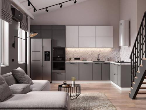 Кухня Марта - длина 4,4 м, ширина 2 м