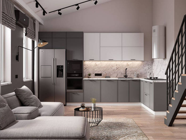 Кухня Марта - длина 4,4 м, ширина 2 м