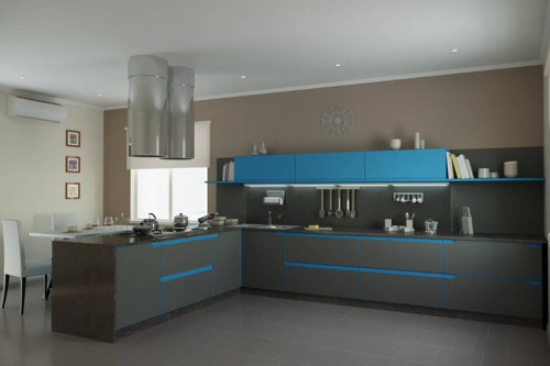 Кухня DUO - длина 3,6 м, ширина 2,2 м