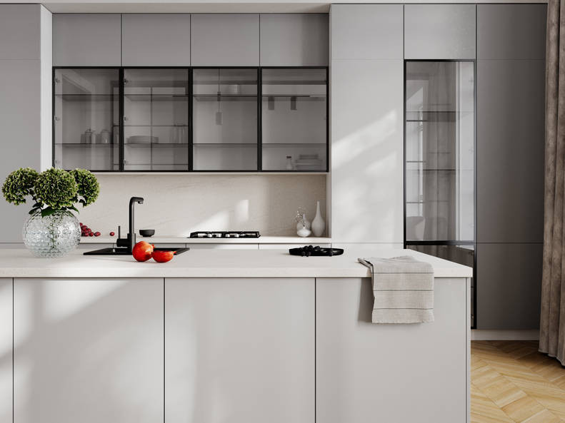 Кухня Эстетик - длина 4,8 м, ширина 1,2 м