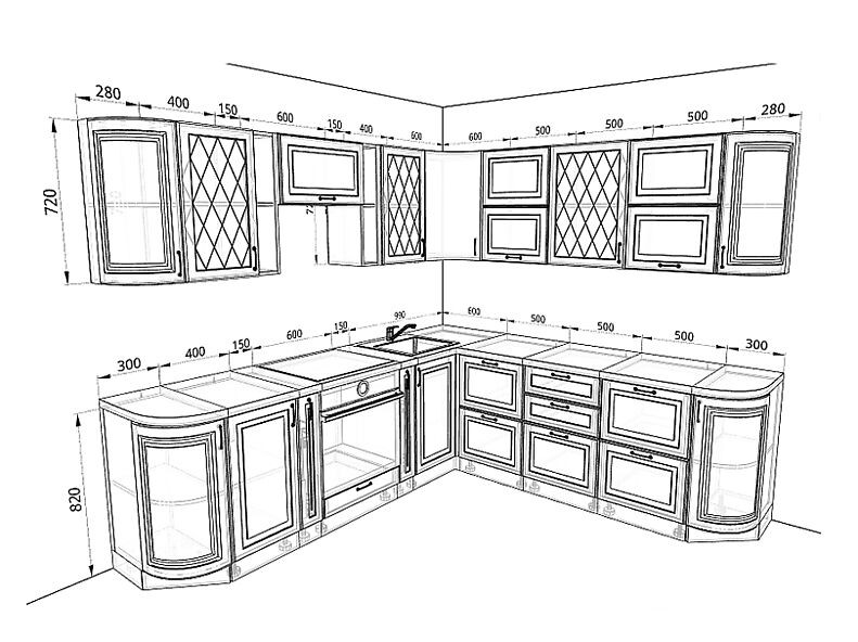 Кухня Ницца 2,6 метра Кухня Ницца 2,6 метра