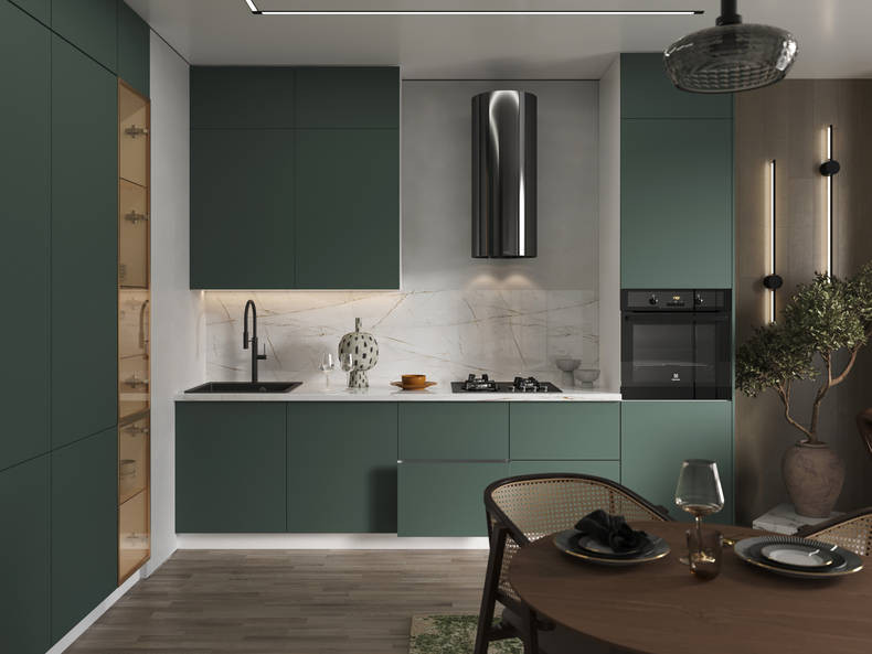 Кухня Эстетик - длина 3 м, ширина 1,4 м