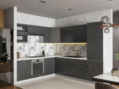 Кухня Скала - длина 2,8 м, ширина 2,4 м