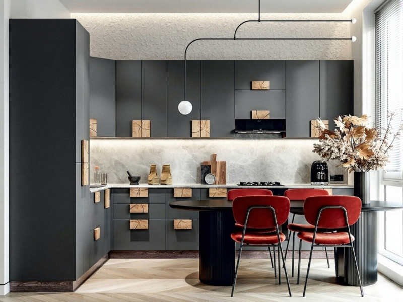 Кухня Монро - длина 3,4 м, ширина 2,4 м