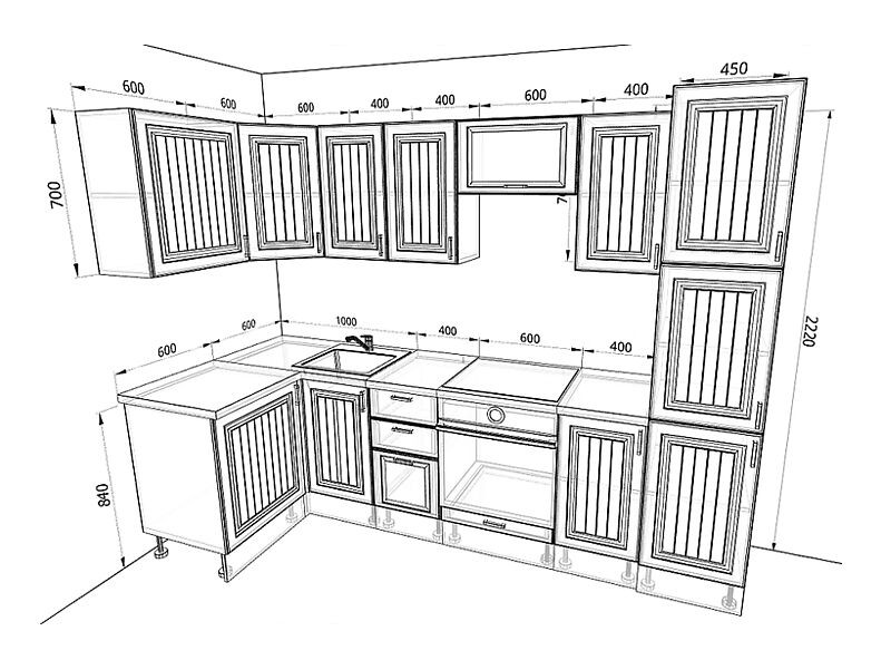 Кухня Принцесса 2,9 метра Кухня Принцесса 2,9 метра