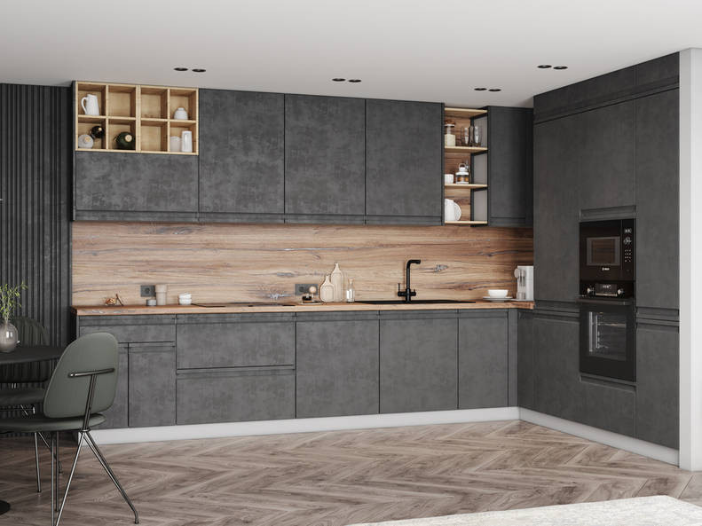 Кухня Скала - длина 3,65 м, ширина 2,6 м