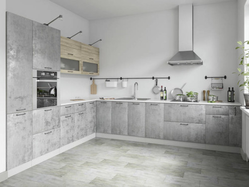 Кухня Лофт - длина 4,1 м, ширина 2,6 м