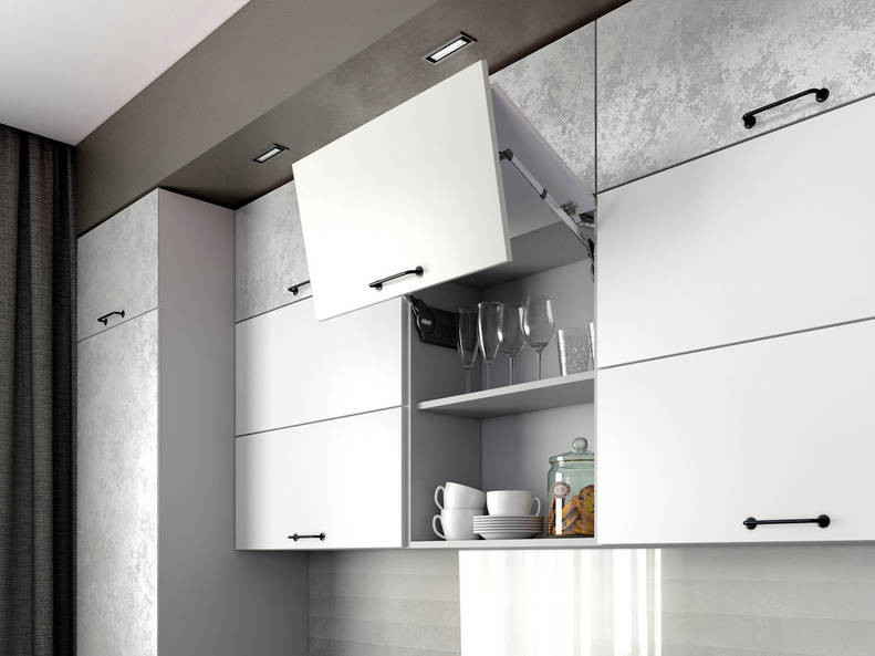 Кухня Лофт - длина 4,1 м, ширина 2,6 м