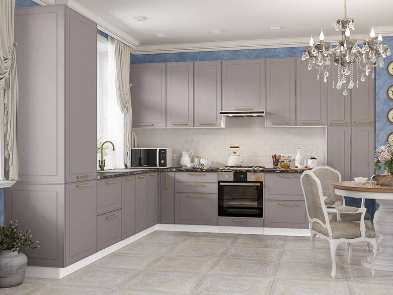 Кухня Милена - длина 3,4 м, ширина 2,82 м