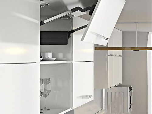 Складной подъемный механзм DTC Top Stay ST h=650-729мм, 7-11,6кг,серый