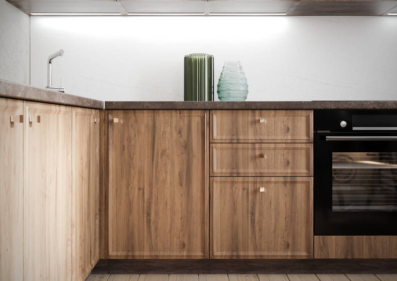 Кухня Беверли - длина 2,7 м, ширина 1,8 м