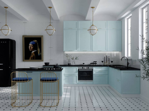 Кухня Тулиппа-М - длина 3,2 м, ширина 2,4 м