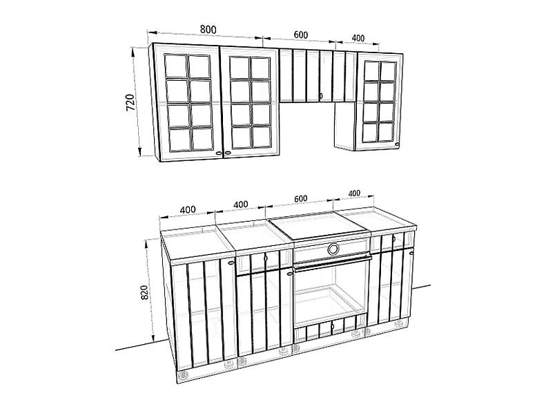 Кухня Прованс 1,8 метра