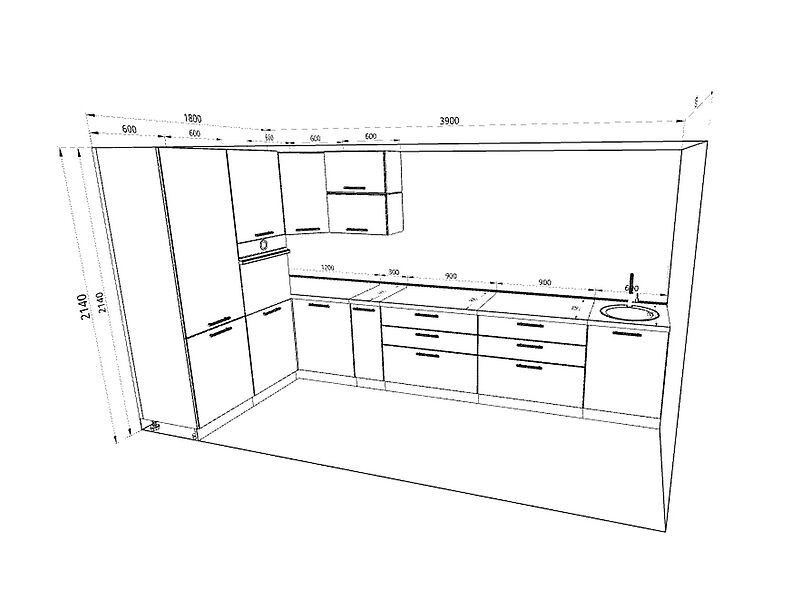 Кухня Шанталь 3,9 метра Кухня Шанталь 3,9 метра