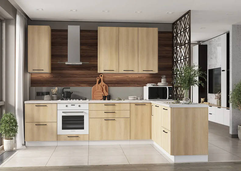 Модульная кухня Либерти — длина 3 м ширина 2 м