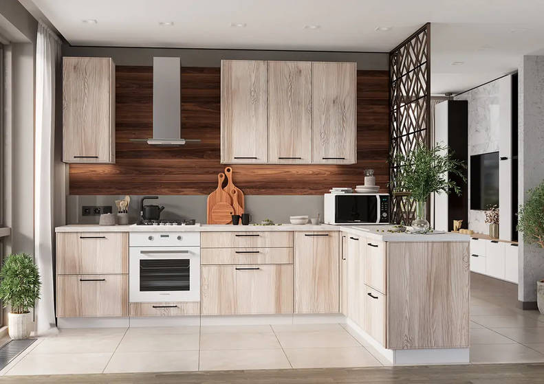 Модульная кухня Либерти — длина 3 м ширина 2 м