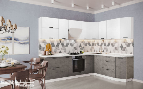 Кухня Модерн - длина 2,62 м, ширина 1,92 м