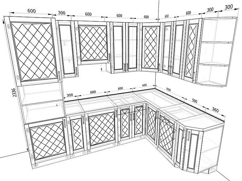 Кухня Барселона 2,7 метра Кухня Барселона 2,7 метра