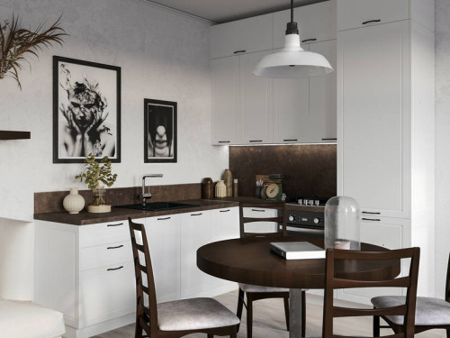 Кухня Моцарт - длина 2,42 м, ширина 2,22 м