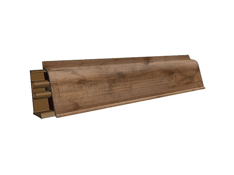 Плинтус настольный Дуб фигурный светлый (066М)