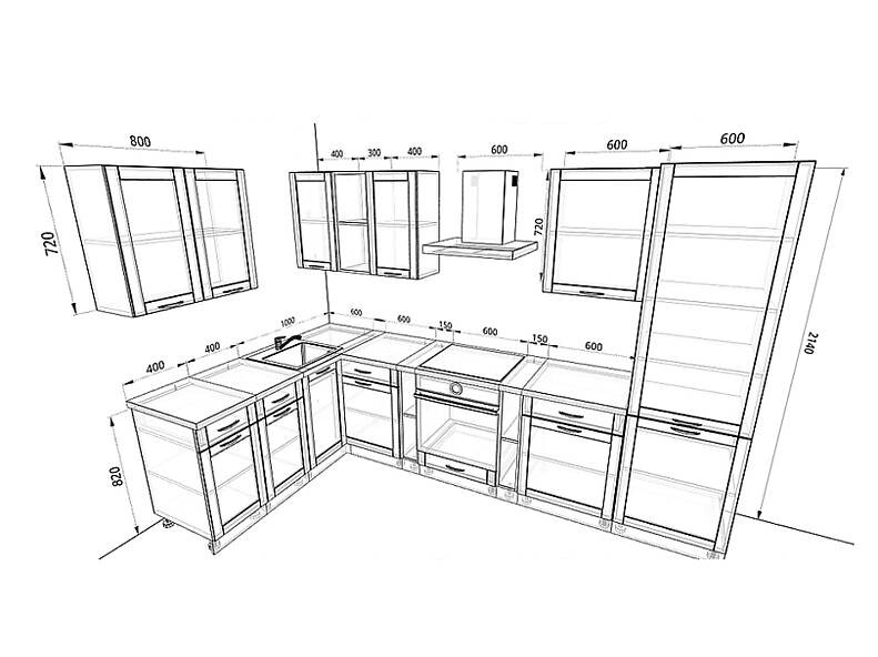 Кухня Базис Nicole 3,3 метра