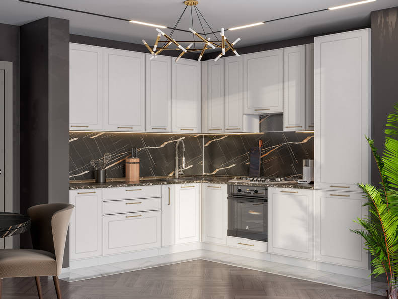 Модульная кухня Милена — длина 2,4 м ширина 2,8 м