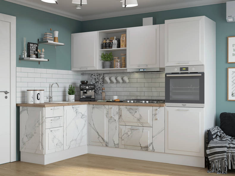 Модульная кухня Модерн — длина 2,6 м ширина 1,6 м