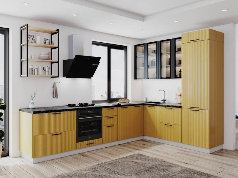 Кухня Фенис - длина 3,2 м, ширина 2,2 м