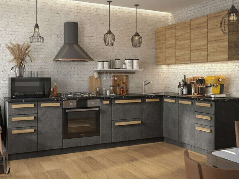 Кухня Тесс - длина 3,2 м, ширина 1,8 м