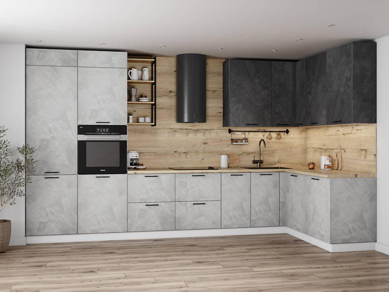 Кухня Фенис - длина 3,85 м, ширина 1,8 м