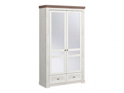 Шкаф 2-х створчатый с зеркалом (440) Ривьера 122 см Шкаф 2-х створчатый с зеркалом (440) Ривьера 122 см