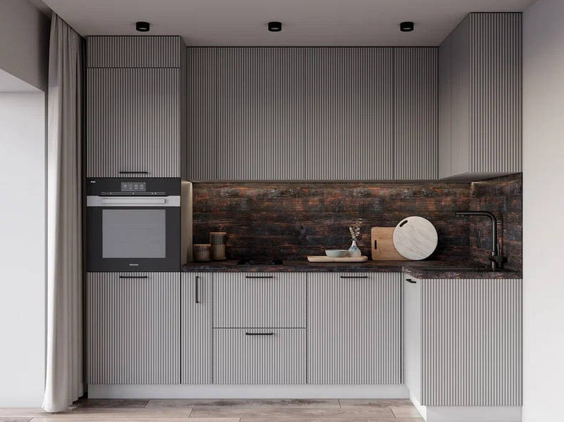 Кухня Фенис - длина 2,6 м, ширина 1 м